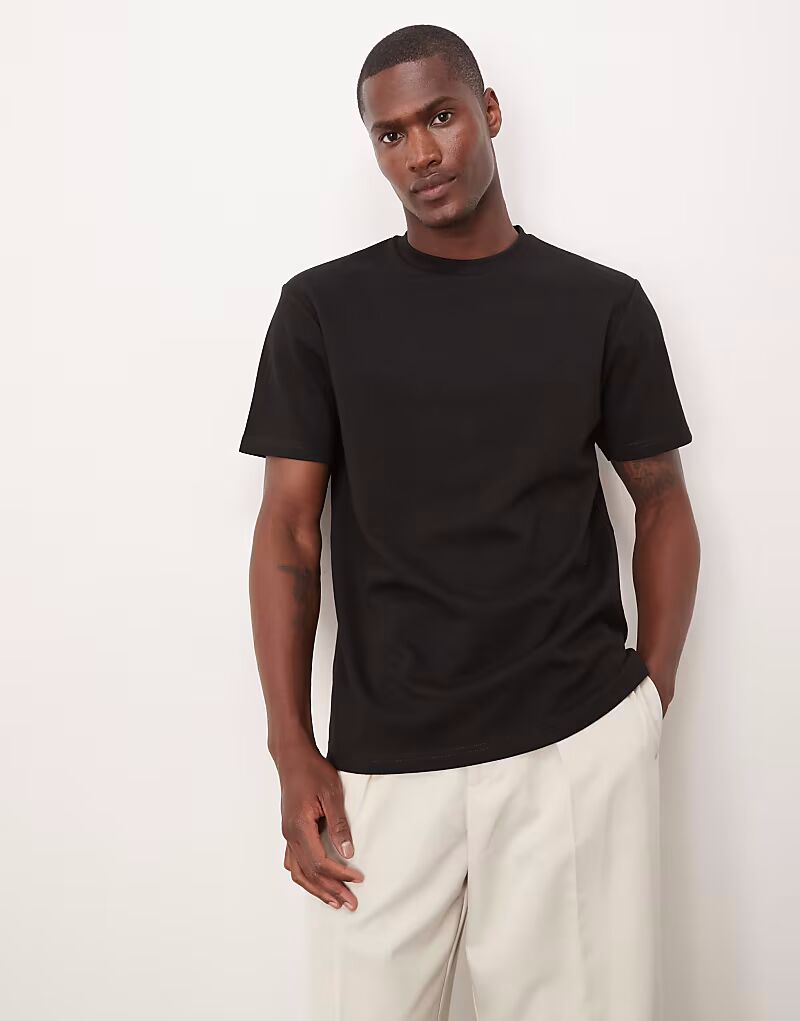 

Футболка ASOS DESIGN breathMAX из плотной ткани черного цвета
