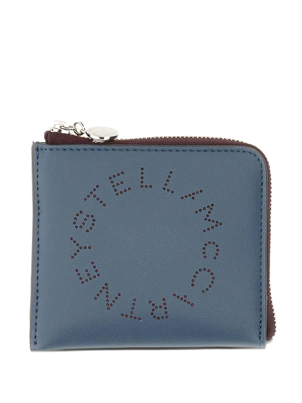 

Кошелек на молнии с логотипом Stella Mccartney, синий