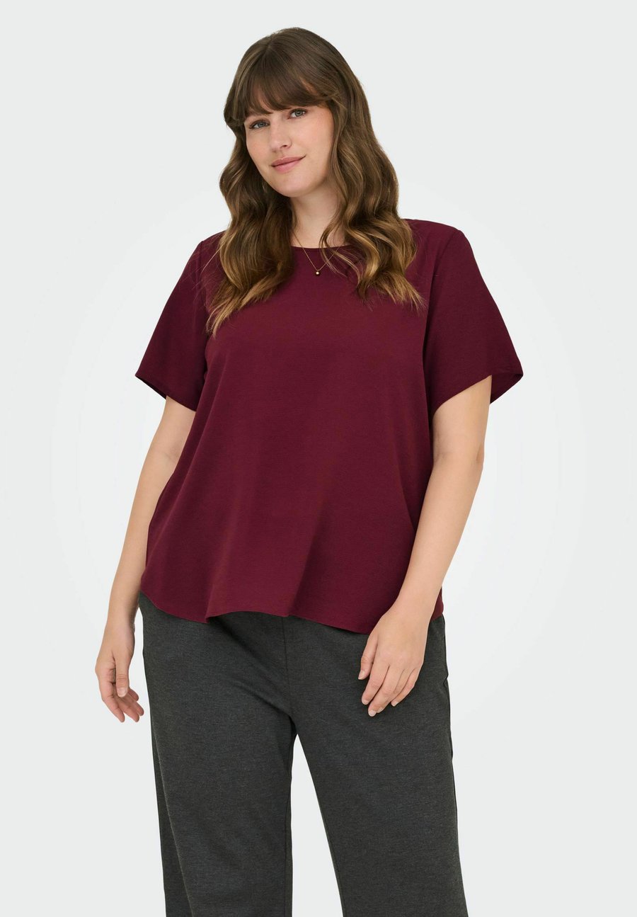 

Блуза ONLY Carmakoma CARVICA, Tawny Port/Dark Red