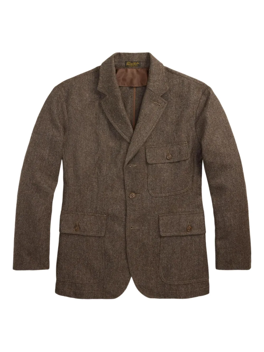 

Однобортный пиджак Ralph Lauren RRL, коричневый