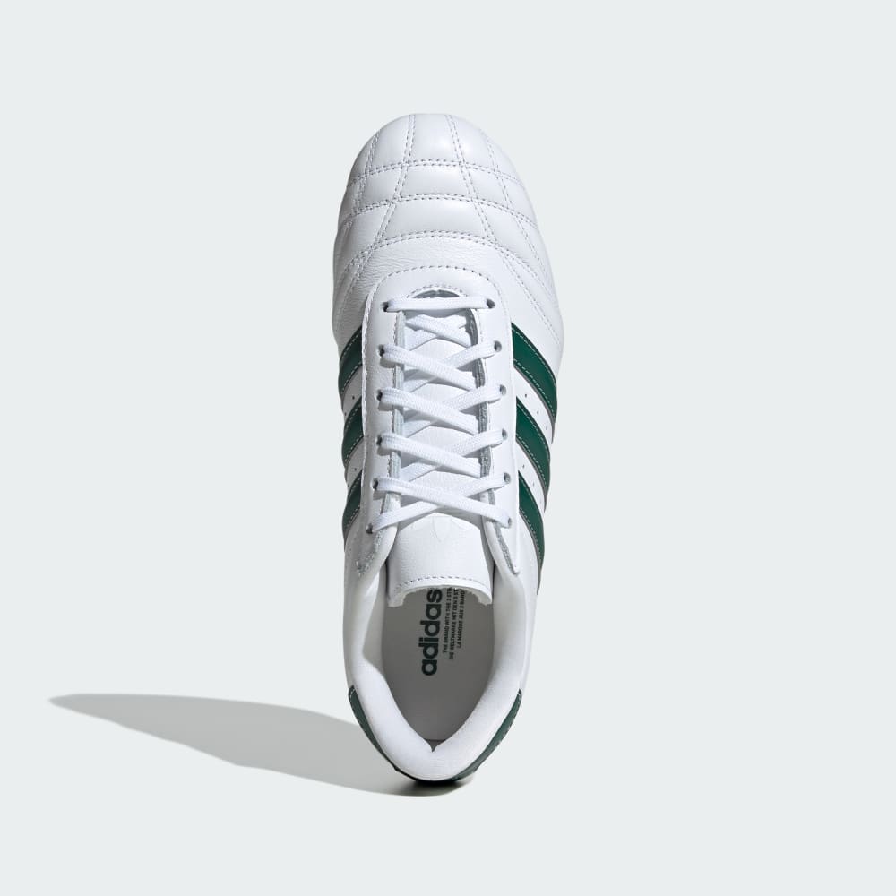 Кроссовки Adidas Taekwondo Lace Shoes, цвет Cloud White/Collegiate Green/Gum — фото 2