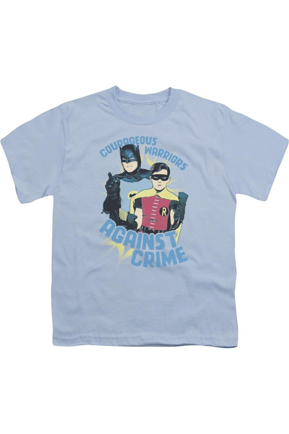 

Футболка для мальчиков Batman Classic TV "Отважные герои" с коротким рукавом Gildan, светло-голубой