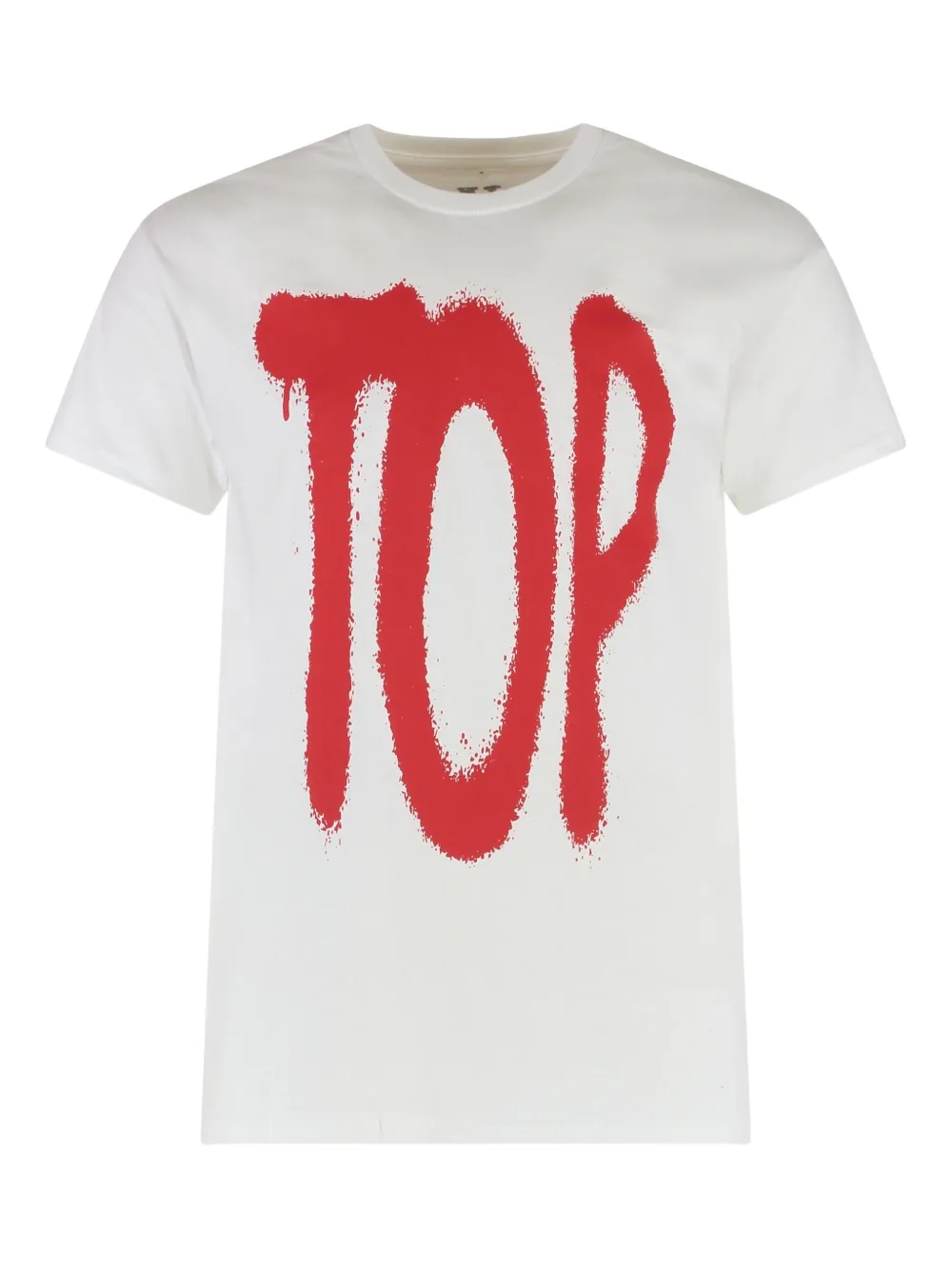 

Футболка с принтом аэрозольной краски Vlone, белый