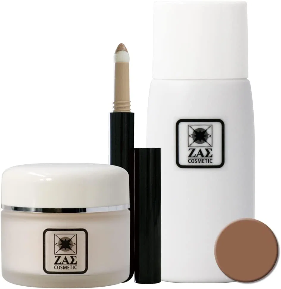 Набор для ухода за кожей ZAS Red Face Compatible Cosmetics Set, 3 предмета, бронзовый