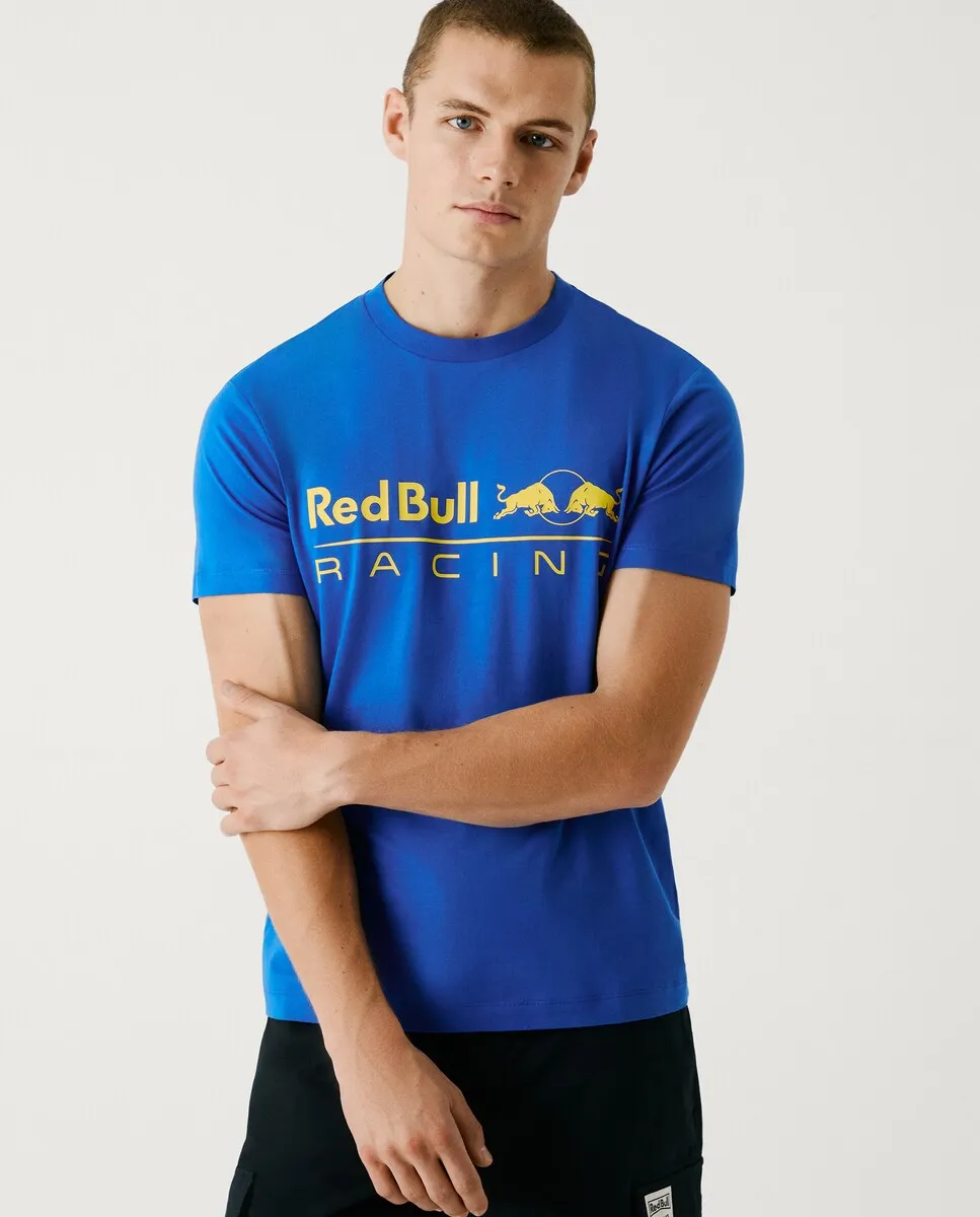 

Мужская футболка с коротким рукавом и напечатанным логотипом Pepe Jeans, синий