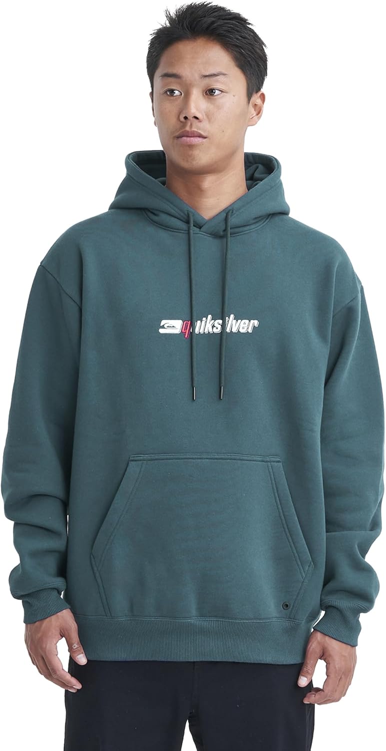 

Мужская толстовка с капюшоном и логотипом Heritage от Quiksilver QPO234068, зеленый