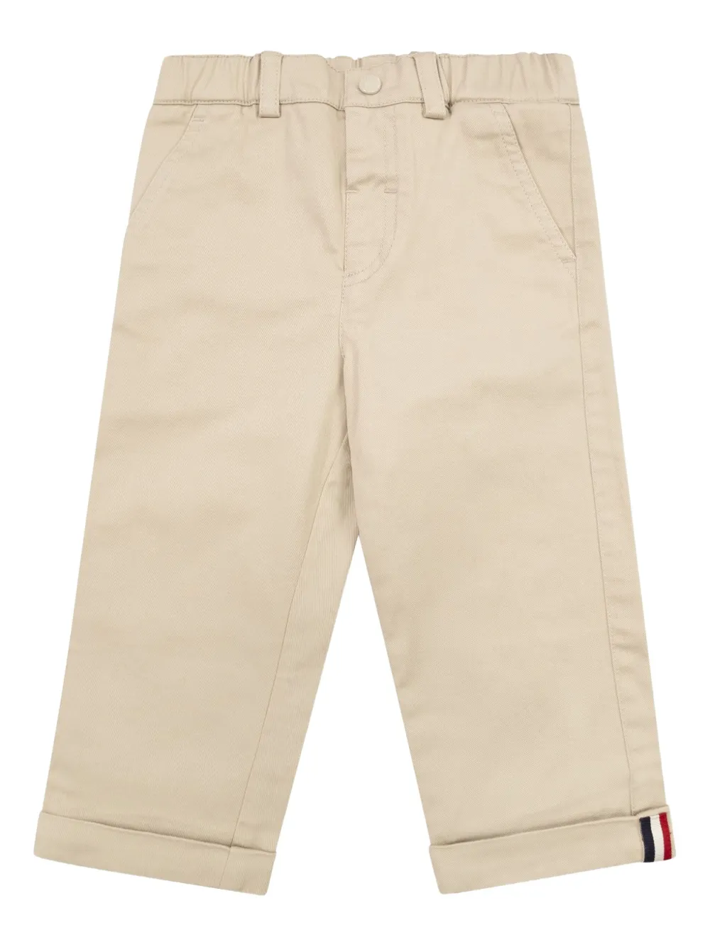 

Брюки с эластичным поясом Moncler Enfant, бежевый