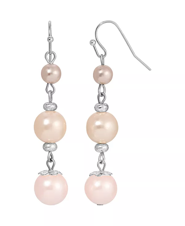 

Серьги-Подвески с разноцветным искусственным жемчугом 2028, multi