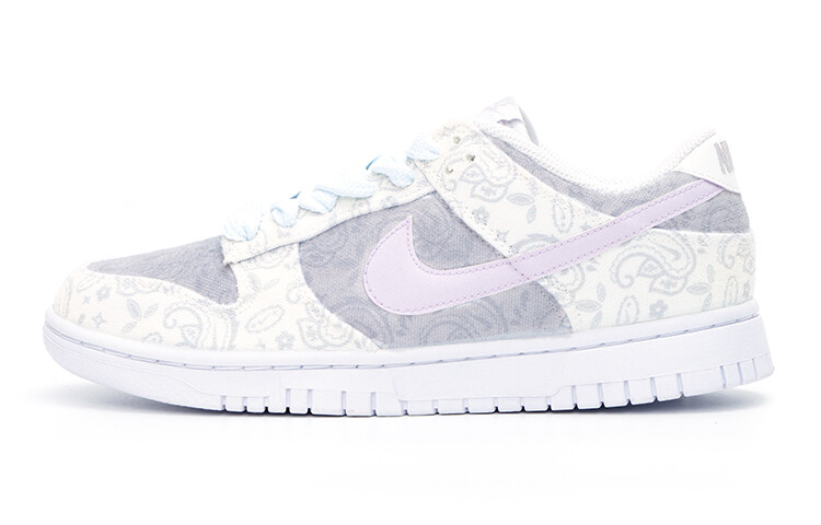 

Кроссовки Nike Dunk Skateboard Shoes Women's Low-Top Purple/Gray White