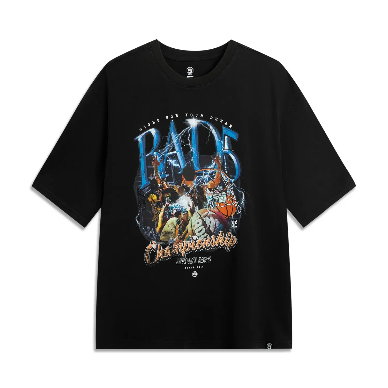 

Футболка мужская Basketball Collection LINING, черный