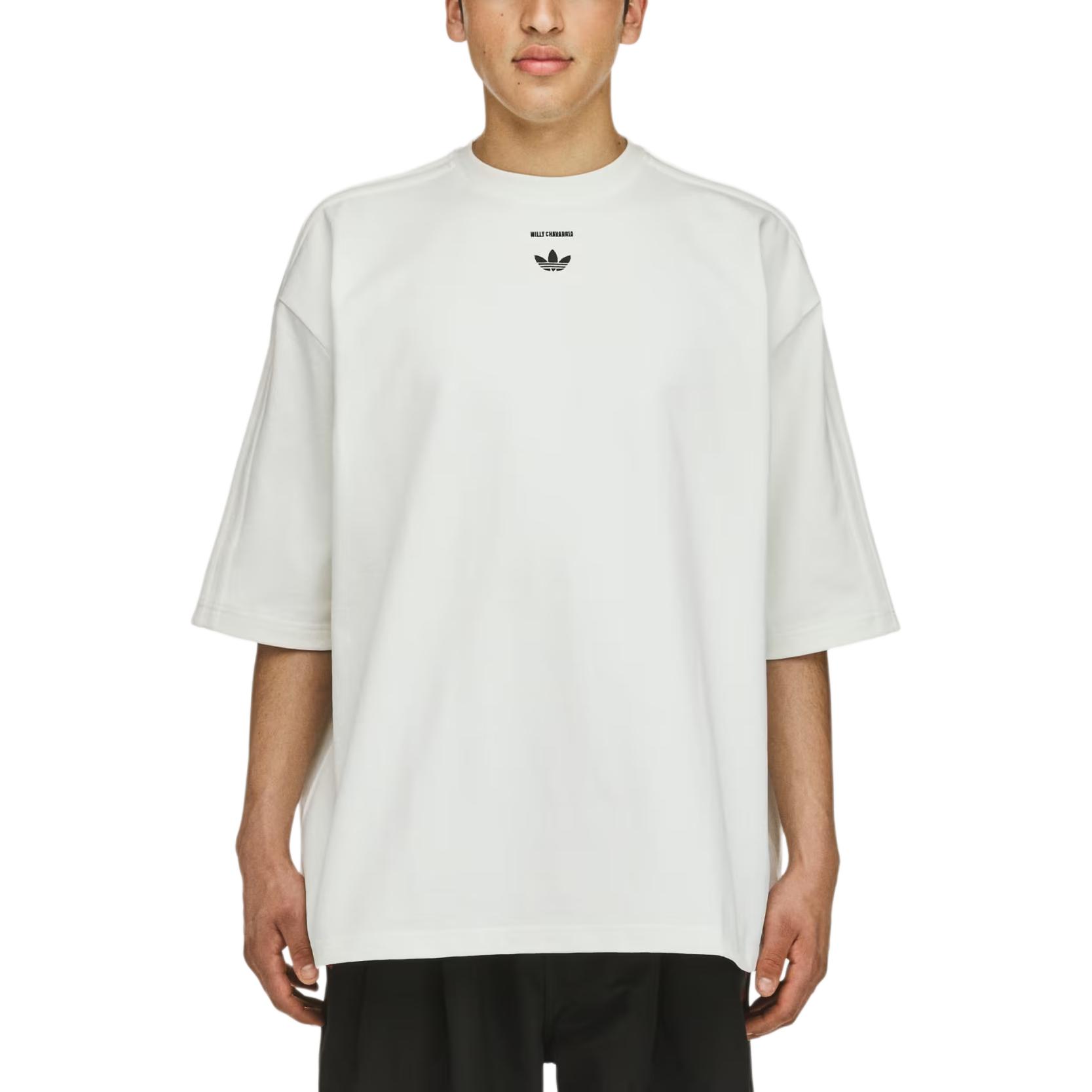 

Футболка Adidas X Willy Chavarria Signature Adidas Originals, Ecru, Бежевый, Футболка Adidas X Willy Chavarria Signature Adidas Originals, Ecru