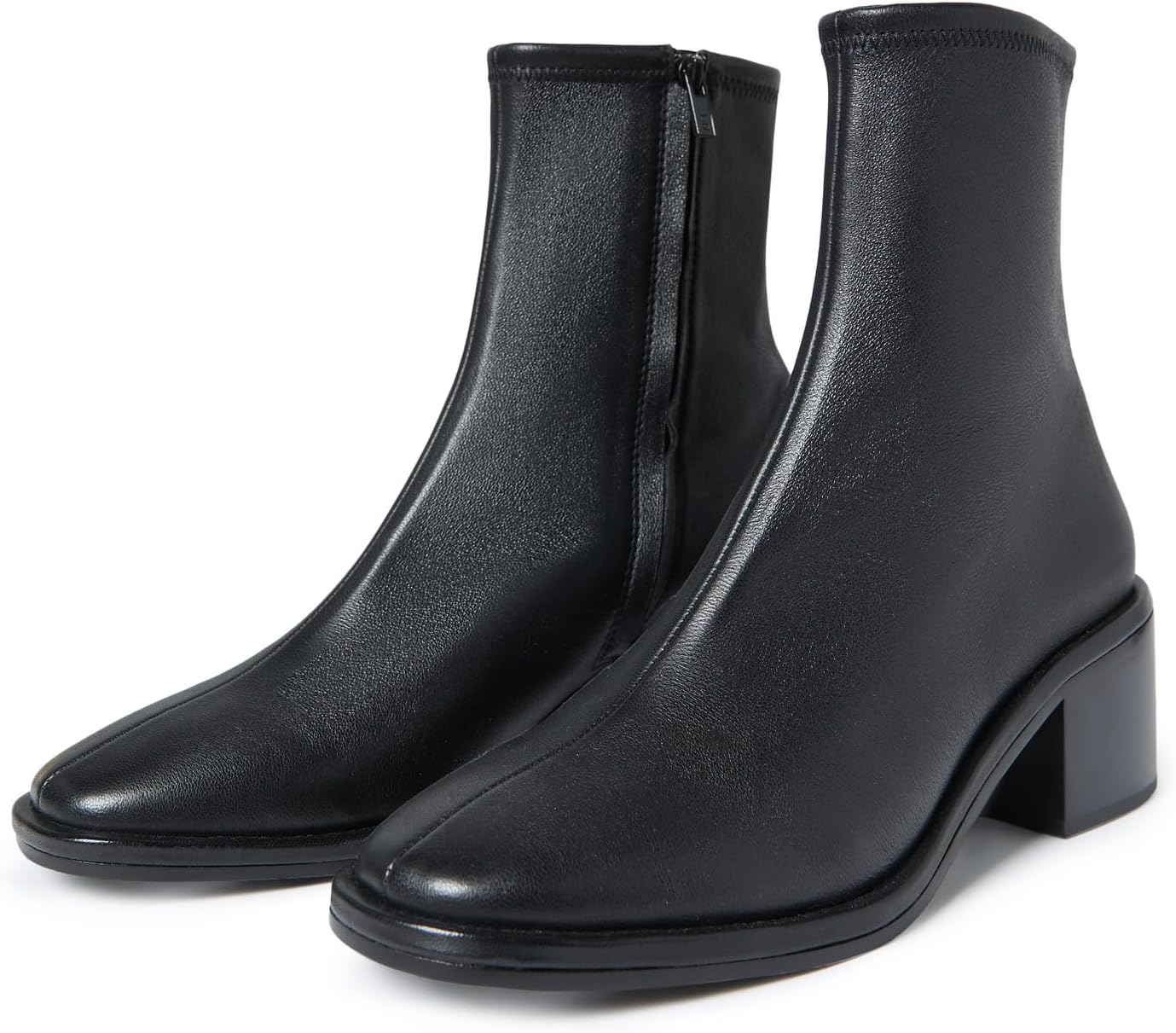 Ботинки Loeffler Randall Roxy Stretch Ankle Bootie With Block Heel, черный