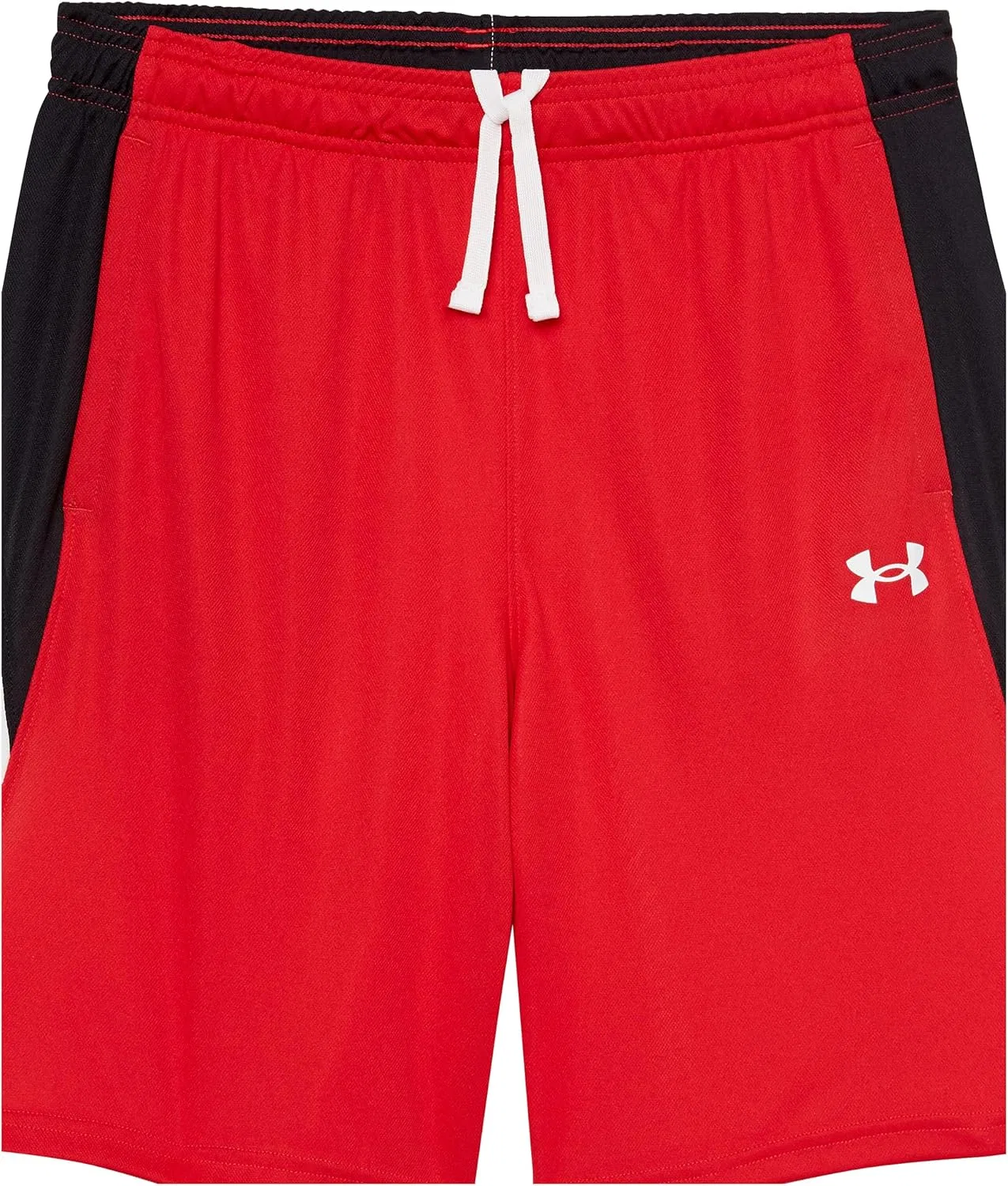 Детские шорты Under Armour Baseline, (600) Red//White — фото 3