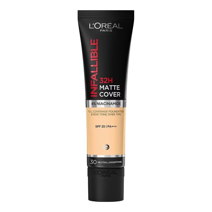 

L'Oreal Makeup L'Oreal Infallible 32H Matte Cover Foudation SPF25 PA+++ 30мл. 30