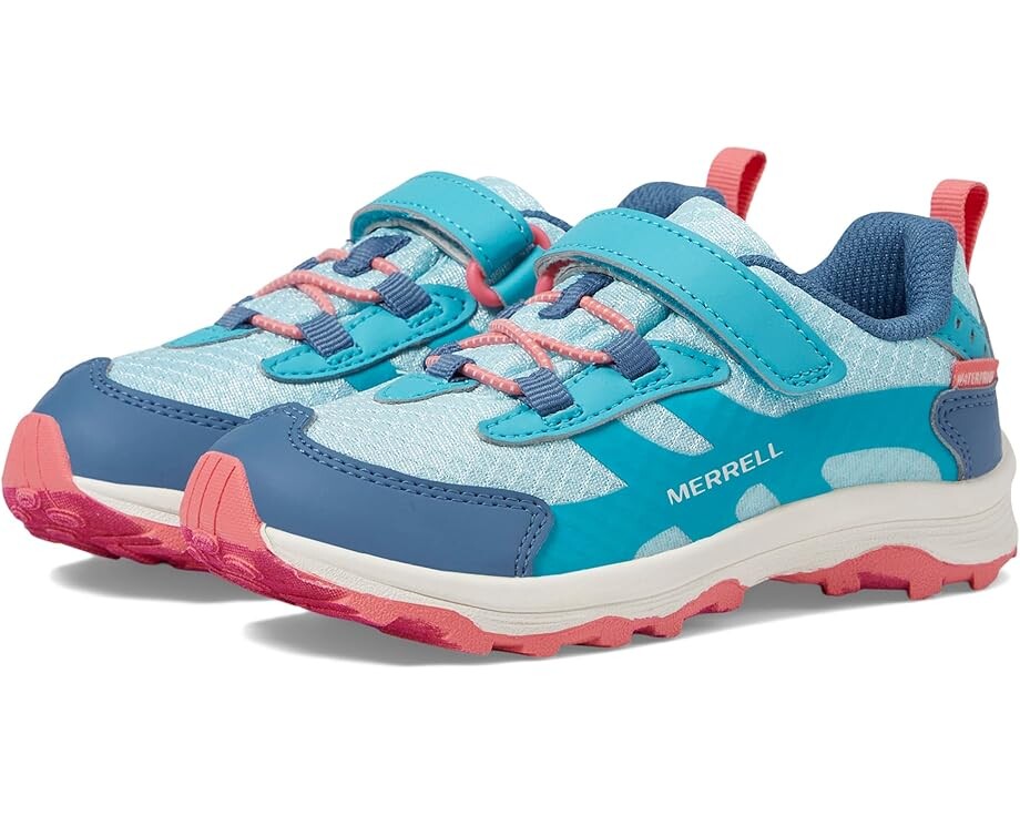 

Кроссовки Merrell Kids Moab Speed 2 Low A/C Waterproof, цвет Turquoise/Coral