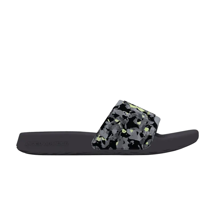 

Кроссовки Under Armour Ignite Select Graphic Slide Anthracite Retro Green Camo, серый