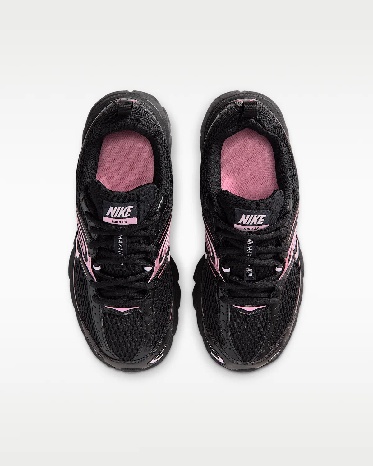 Кроссовки Nike Air Max Moto 2K для старших детей, Black/Pink Rise/Pink Foam — фото 4