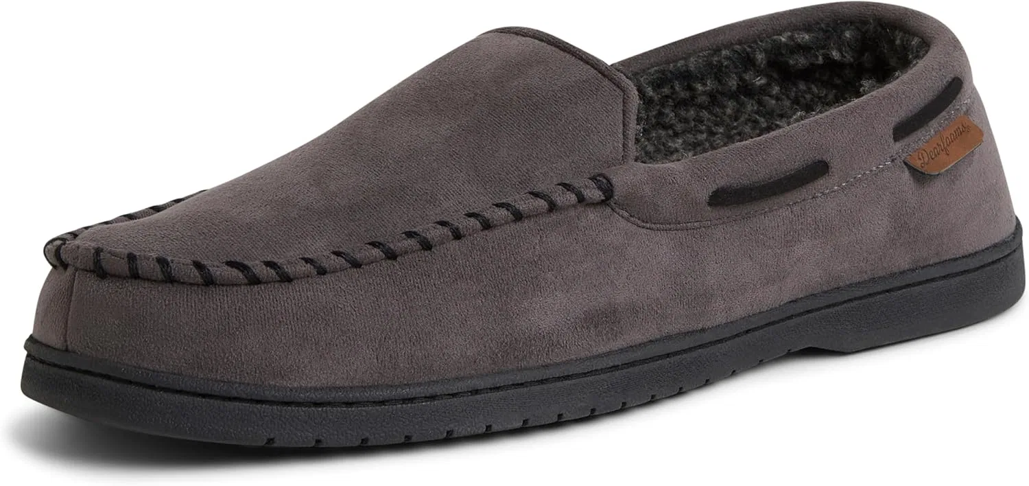 Тапочки с мемори-пеной Dearfoams, Pavement Microsuede