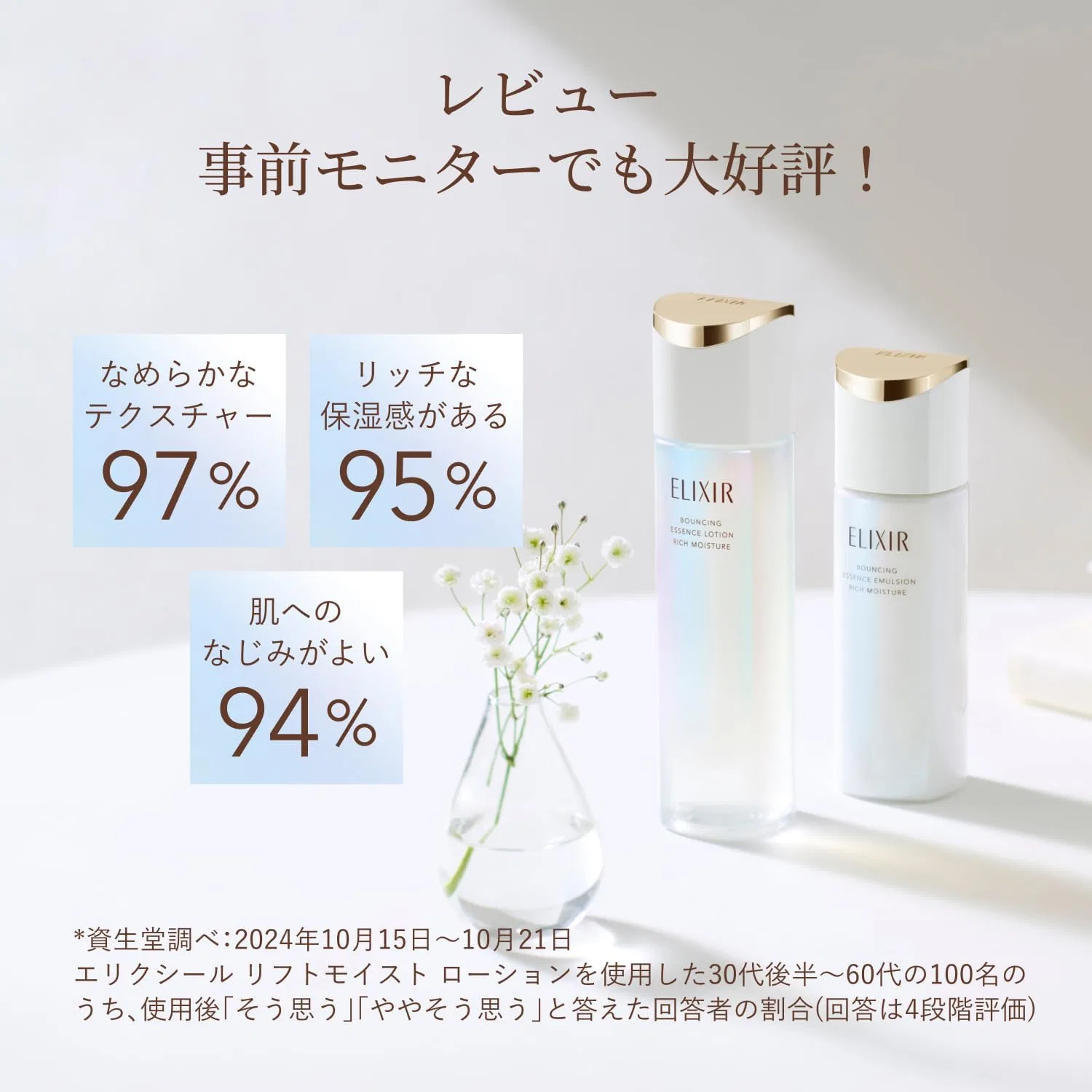 Набор Elixir — Lift Moist Lotion Moist Type набор 170 мл + сыворотка 5 мл — фото 4