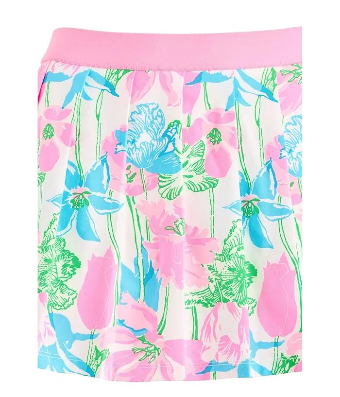Юбка-шорты с принтом Sylvana Lilly Pulitzer Kids, Resort White Viney Liney — фото 3