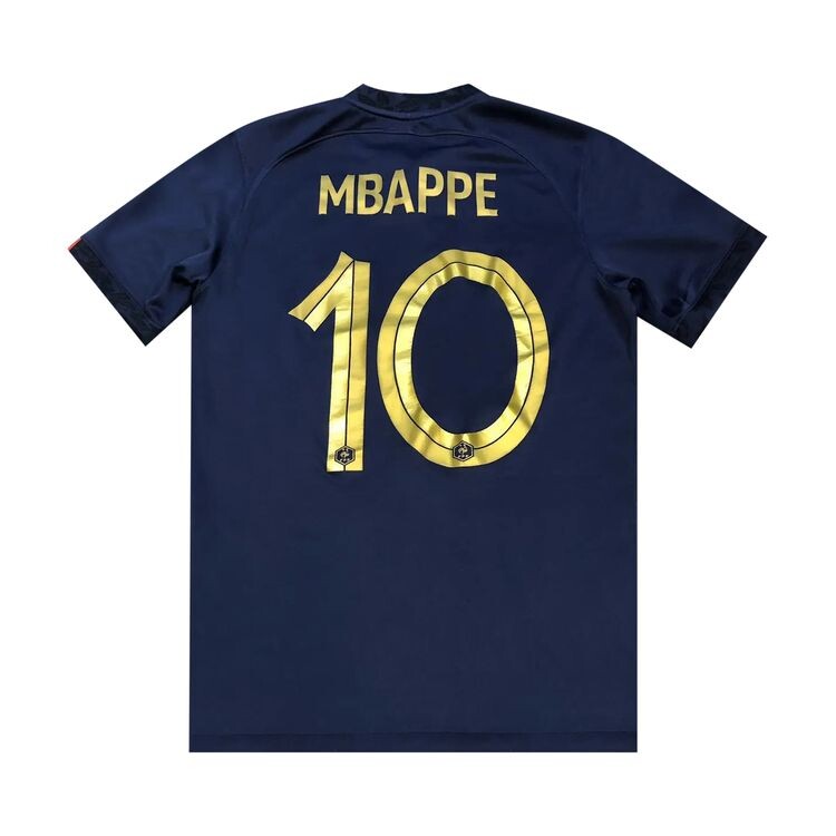 

Рубашка Nike France World Cup Home Shirt #10 Mbappe Blue, синий