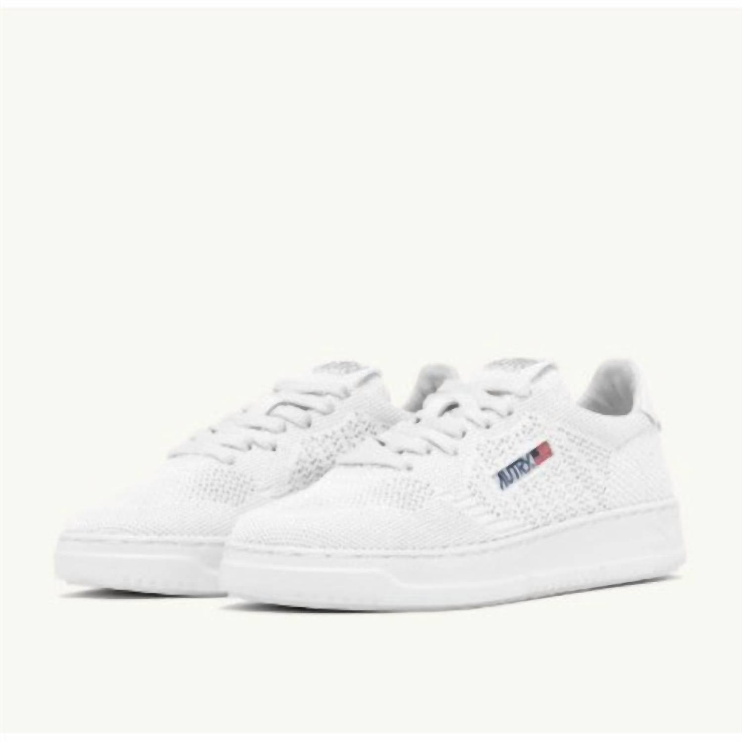 Женские кроссовки Ease Knit Medalist Low белого цвета Autry — фото 2
