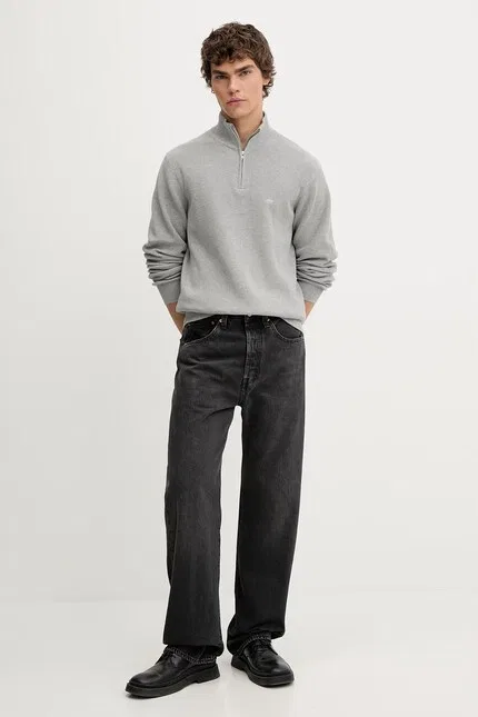 Свитер облегченный Lightweight Hm Quarter Zip Levi's, серый — фото 2