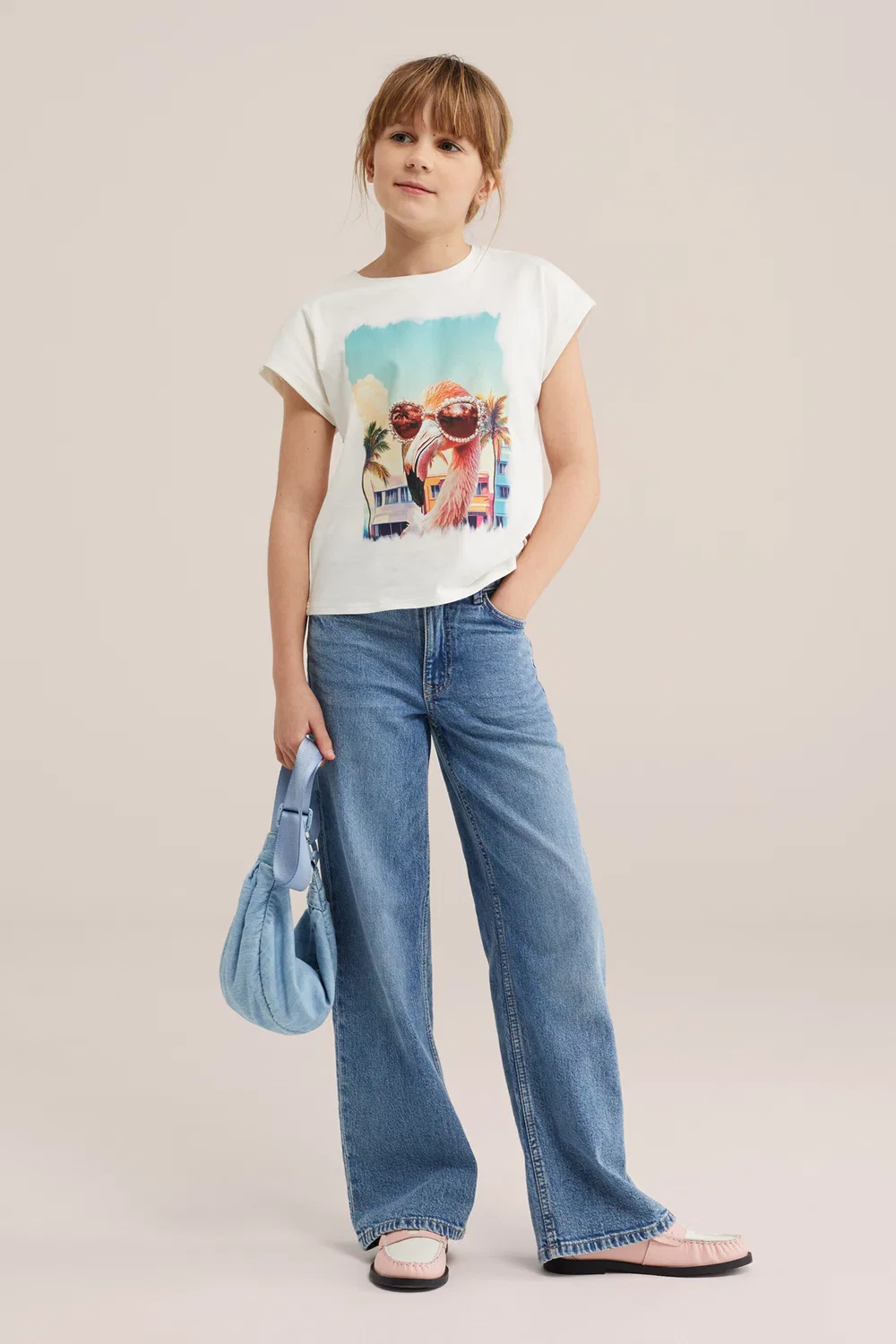 Футболка We Fashion, Off White — фото 4