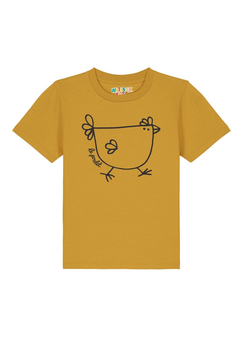 

Футболка с принтом LE POULET DAS HUHN Watapparel, цвет ochre