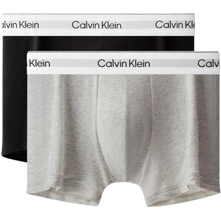 

Мужские трусы 2 штуки Calvin Klein, черный/серый