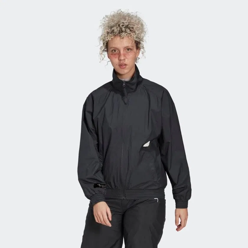 Женская куртка Full Zip adidas, Carbon/White/Black — фото 2
