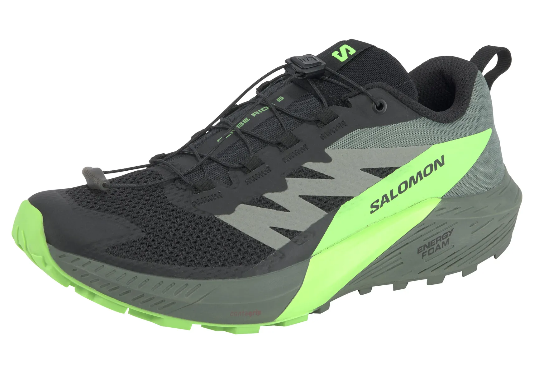 

Кроссовки Salomon для бега по пересеченной местности "SENSE RIDE 5", кроссовки для бега по пересеченной местности, зеленый