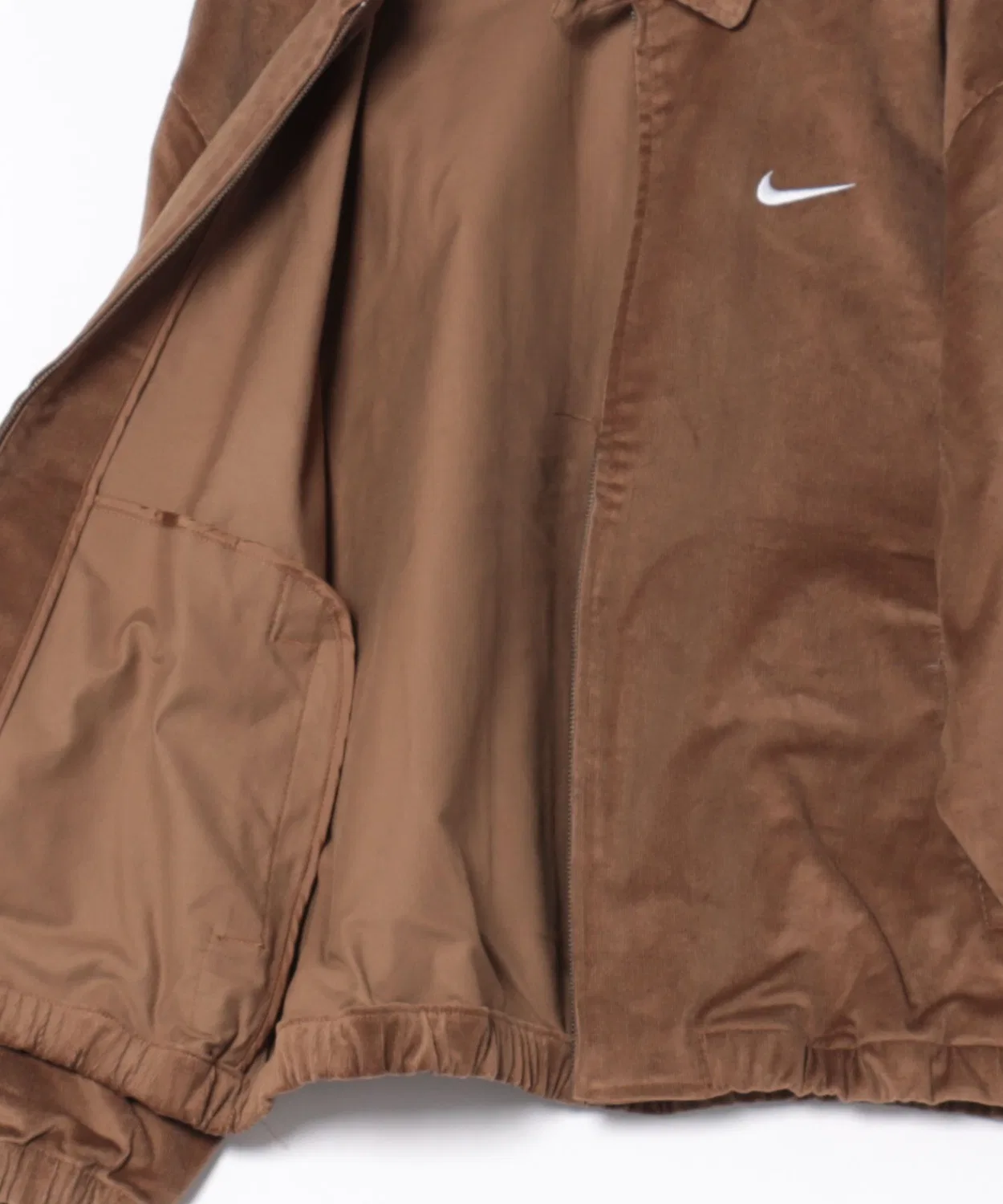 Куртка Nike Life Harrington из вельвета, коричневая — фото 3