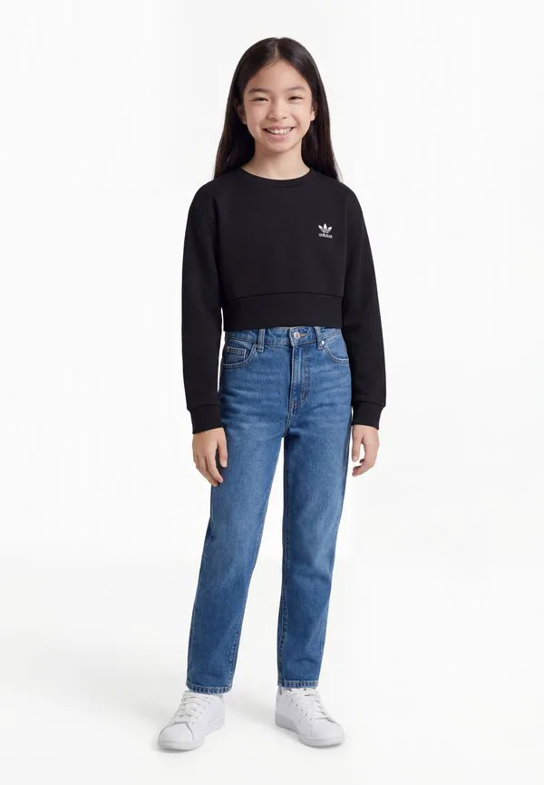 Универсальная толстовка унисекс boxy crew Adidas Originals, Black