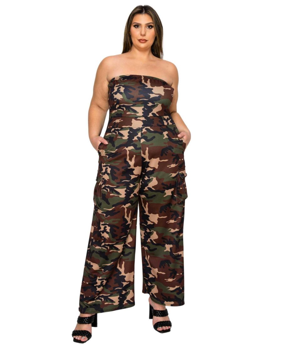

Женский комбинезон-карго Freya Camo больших размеров L I V D, Camo