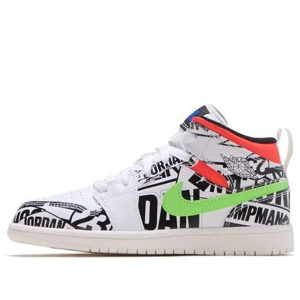 

Кроссовки 1 средние Air Jordan, белый