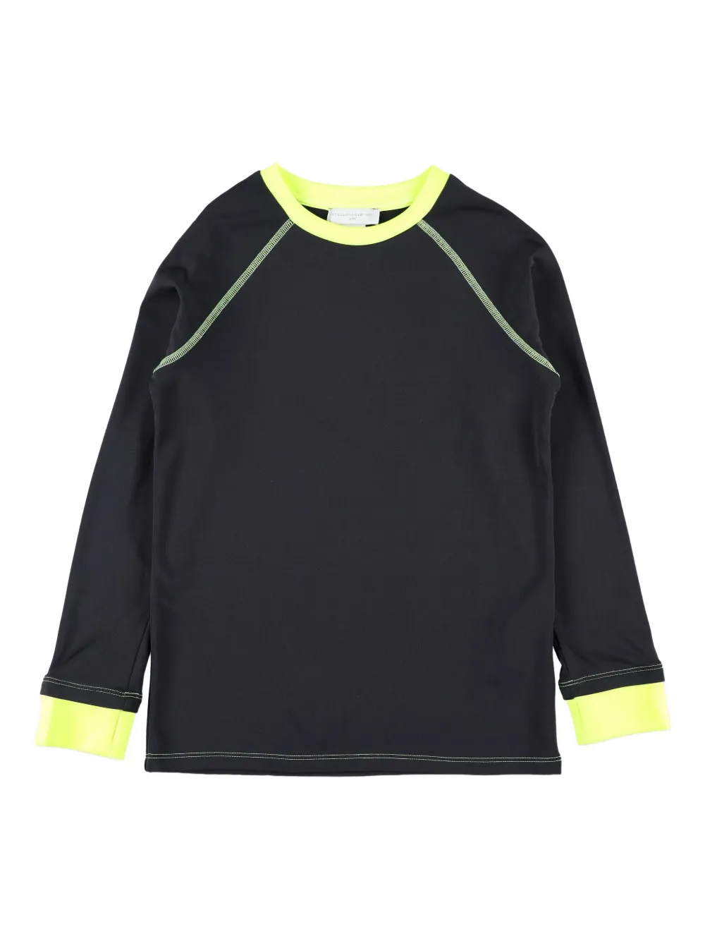 Спортивный костюм с неоновой отделкой Stella McCartney Kids, черный — фото 3