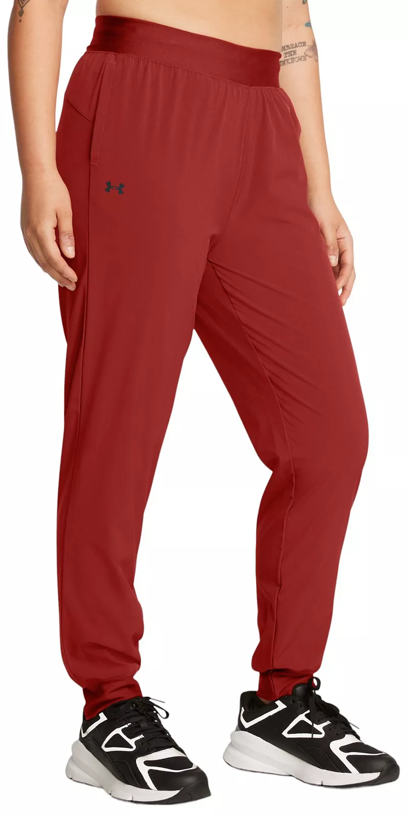 

Женские тканые брюки с высокой посадкой Under Armour Armor Sport, цвет Earthen Orange/Earthen Or