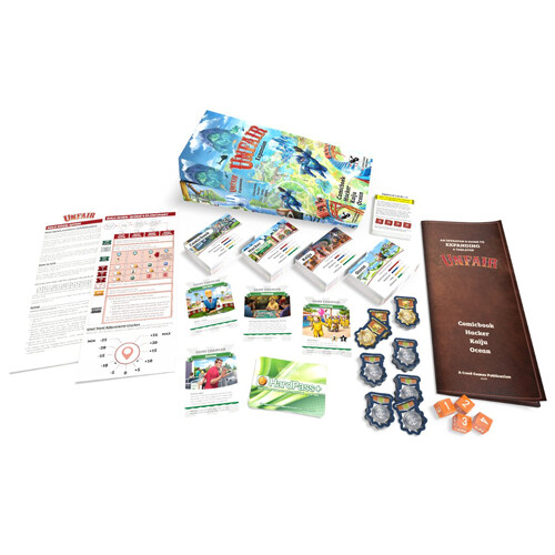 

Настольная игра Unfair: Comic Book Hijacker Kaiju Ocean Expansion
