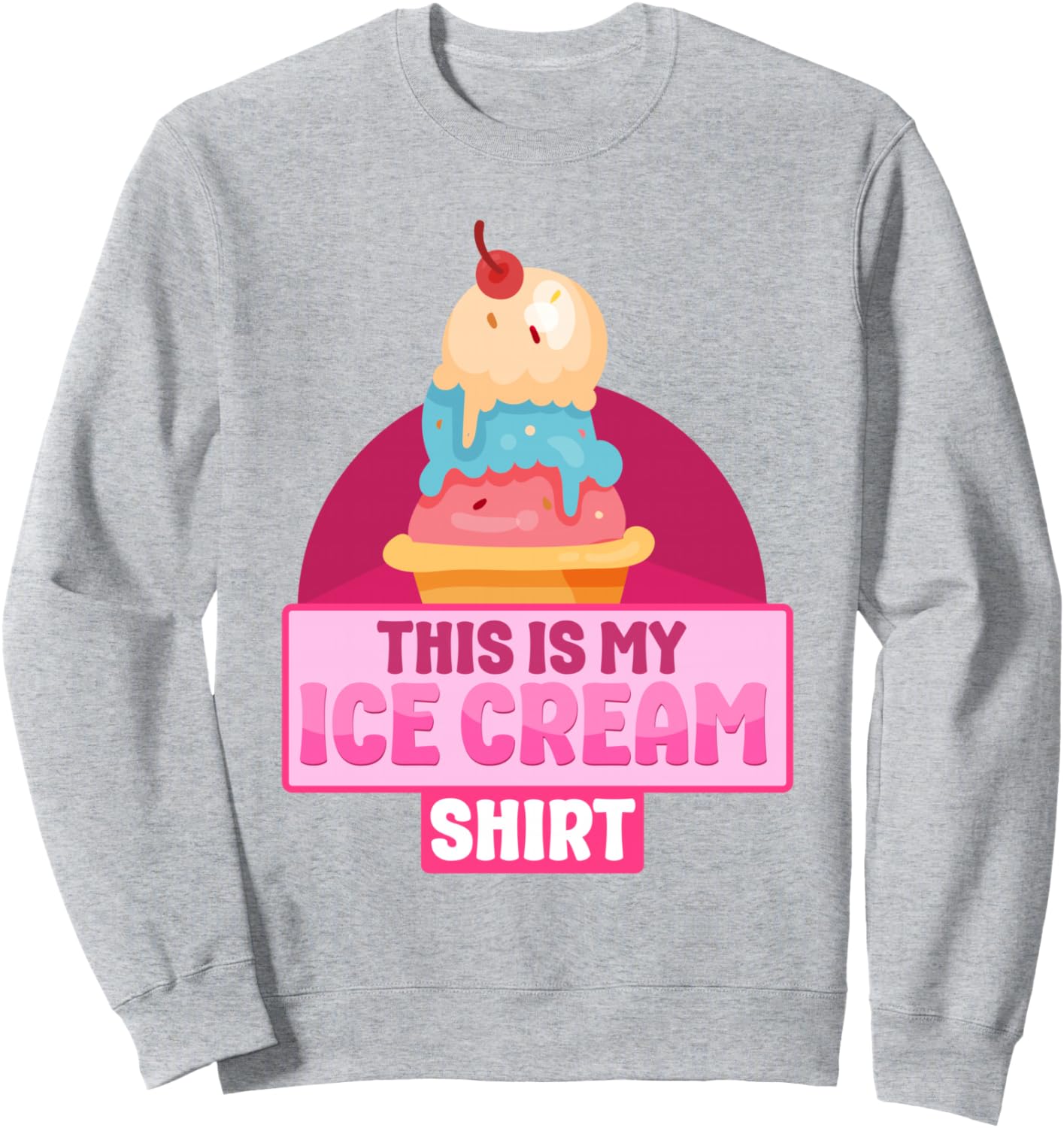 

Толстовка и толстовка с надписью «Мороженое в рожке. Это мое мороженое» Cute Ice Cream Lover Boy Girl Hd0, серый