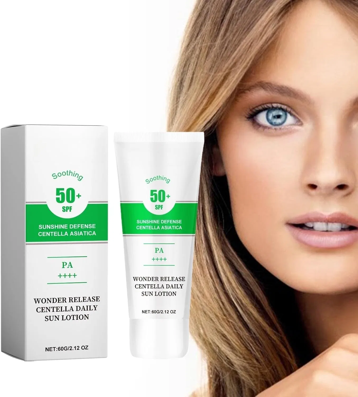 Солнцезащитный лосьон SPF50+ PA+++ RWS, увлажняющий, 60 г — фото 2