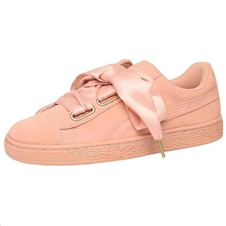 

Кроссовки Puma Suede Skateboarding Shoes Women's Low-top Pink, розовый