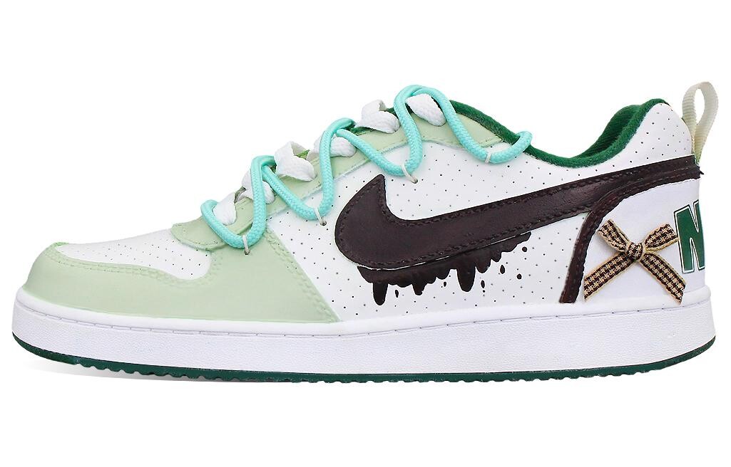 

Кроссовки Nike Court Borough Skateboarding Shoes Women's Low-top Green/brown/white, цвет Matcha