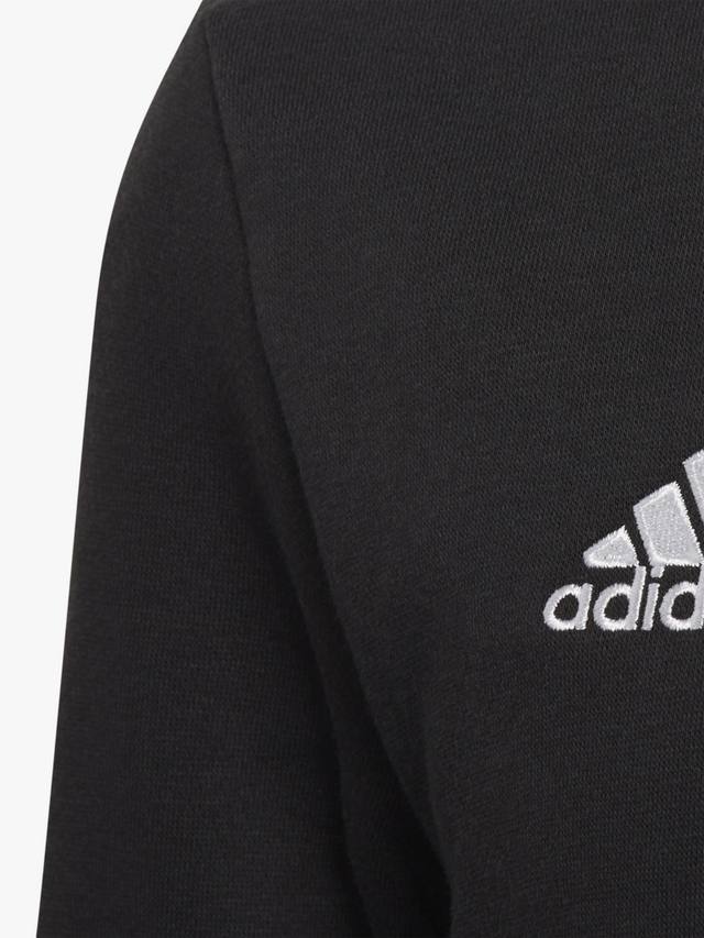 Детский свитшот из хлопковой смеси с круглым вырезом adidas, Black — фото 3