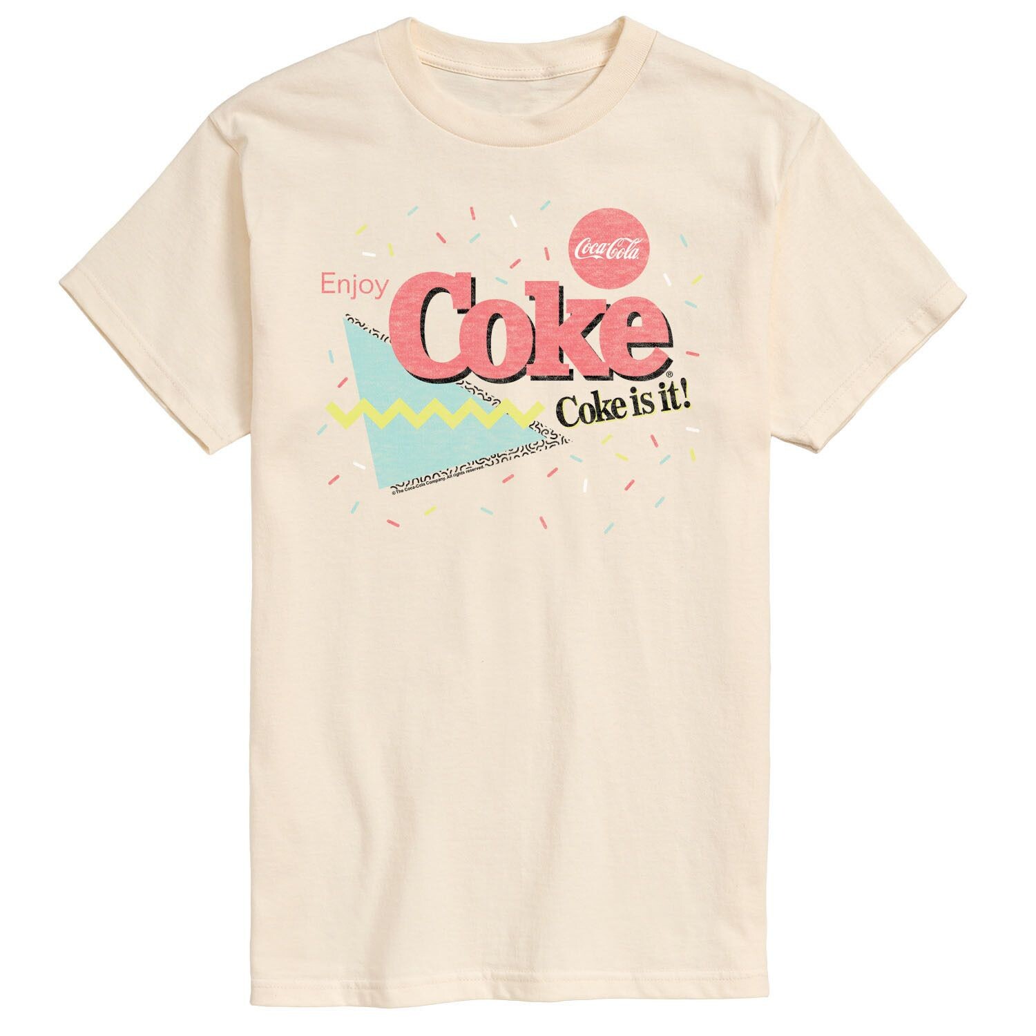 

Мужская футболка с логотипом CocaCola 90-х годов Coke Is It Licensed Character