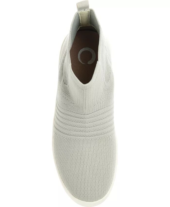Женские кеды Kody Knit Slip On Journee Collection, зеленый — фото 4