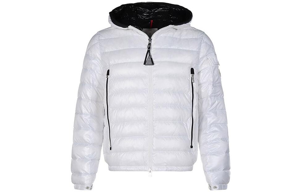 

Пуховик мужской белый Moncler