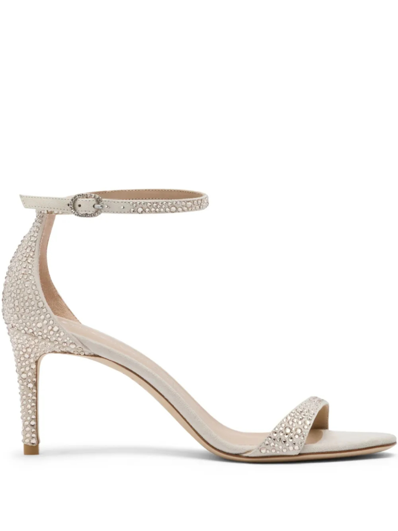 Сандалии Stuart Weitzman 75 мм Nudist, белый