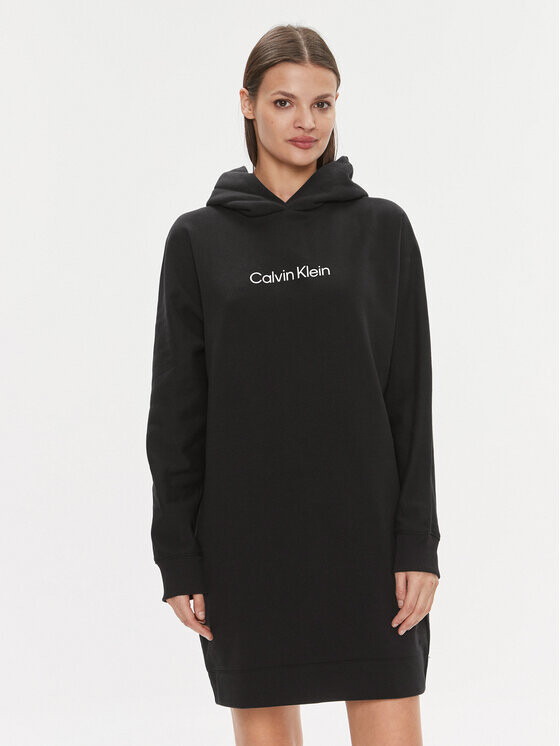 

Трикотажное платье обычного кроя Calvin Klein, черный