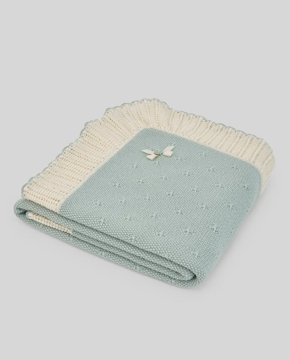 

Вязаная детская соломенная шляпка коллекции Семена Paz Rodríguez, светло-зеленый